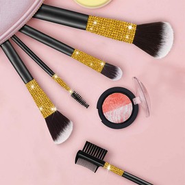 Self Adhesive Crystal Rhinestone Strips Diamond Ribbon Bling Gemstone Sticker Rhinestone Roll for Craft with 2 mm Rhinestone for DIY Arts Crafts,Wedding Party,Phone Decoration (Gold)