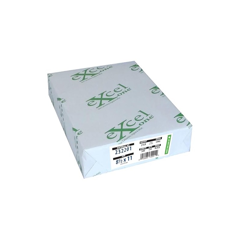 8.5 x 11 Excel One Carbonless Paper, 2 Part Reverse