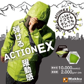 Mac Rain Suit Action EX Waterproof Breathable Coating