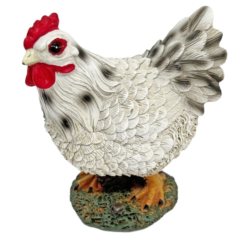 Farmwood Pair of Standing Garden Chicken Ornaments