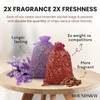 20 Pack - 10 Cedar and 10 Lavender Sachet Bags,
