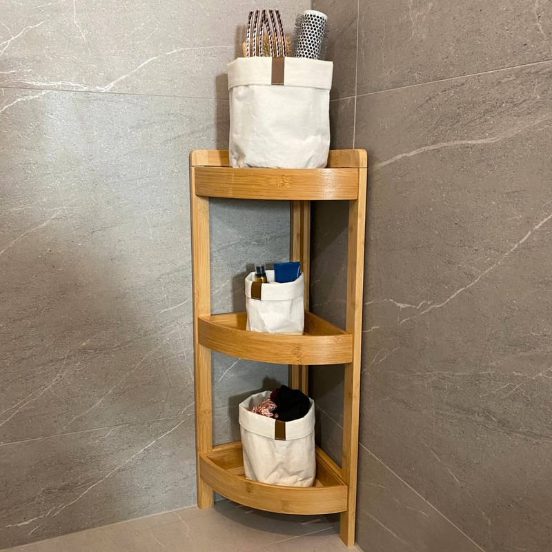 MOMO WAY Storage Basket, Set of 3, Decorative Storage Boxes,
