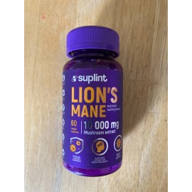 Suplint Lion’s Mane 10,000 MG dietary supplement 60 capsules Mushroom extract