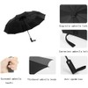 WT Windproof Umbrella - 12 Ribs Auto Open/Close Button, Large