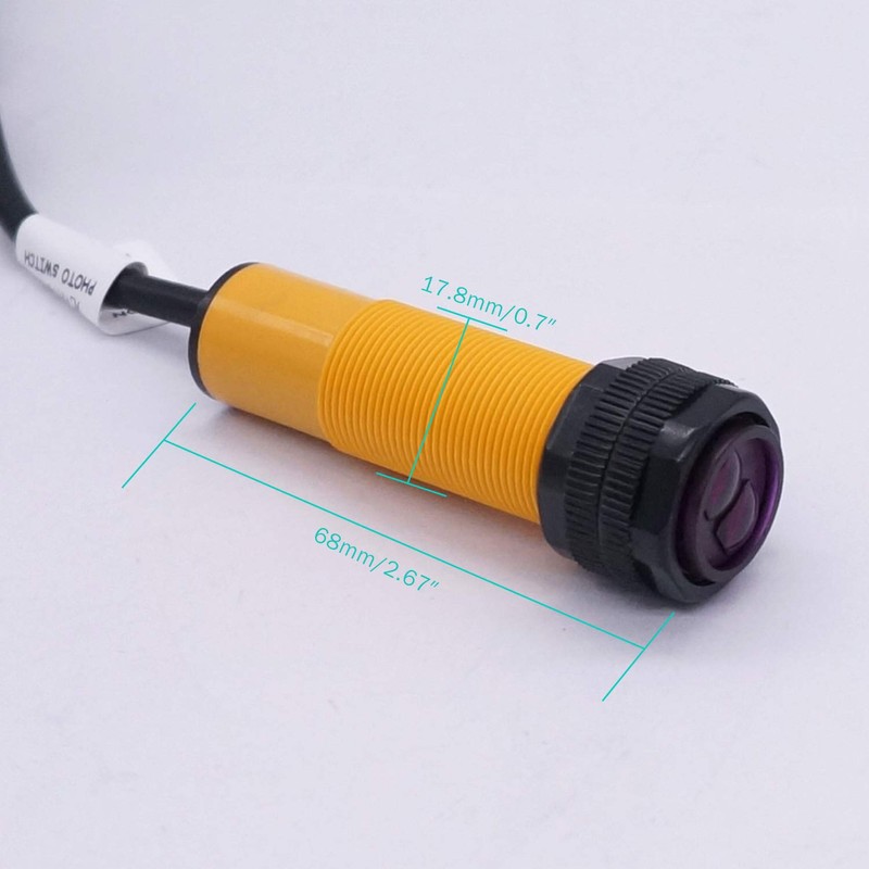 Taiss photoelectric Sensor 30cm Adjustable M18 Diffuse Reflection photoelectric Switch