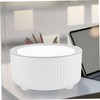 Levemolo Desktop Trash Can Simple Press Garbage Storage Bin for