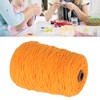 Tufting Yarn Orange 437yd Long 0.2in Wide Shrink Resistant Cotton