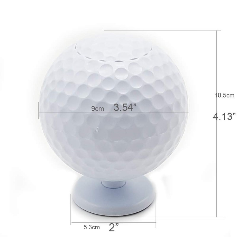 Seadream Golf Ball Automatic Toothpick Holder Box Bucket Pop-up Novelty