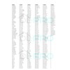 DL-pro Drain Hose 30/20 mm Diameter 1.8 m for Indesit