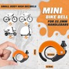 Hidden Bike Bell Conch Clear Long Sound (Orange)