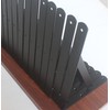 12 Pack L10" x H 8" Black Heavy Duty Shelf