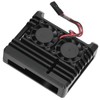 Aluminium Alloy Armor Case Kit with Dual Cooling Fan Heatsink