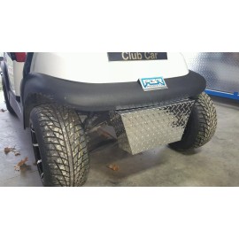 PBR Club Car Precedent Golf Cart Diamond plated  Polished Alum Front Bumper Cover
