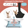 YUDODO Adjustable Dog Sling Carrier for Small Dogs, Puppy Crossbody