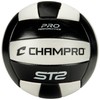Champro ST2 Indoor/Outdoor Volleyball, Black