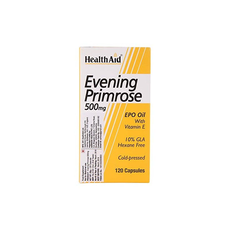 HealthAid Evening Primrose Oil 500 mg 120 Capsules