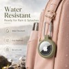 Waterproof Holder for AirTag Keychain - 4 Pack with Carabiner