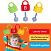 Dinhon Color Alphabet Learning Lock Toys Educational Letter Combination-with 26