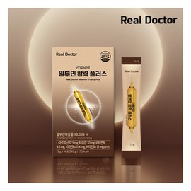 리얼닥터 1박스  알부민 활력 플러스 (15g x 14포 x 1박스) RealDoctor 1 Box Albumin Vitality Plus (15g x 14 Pouches x 1 Box)