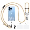 AULEEP Universal Cell Phone Lanyard Crossbody, 2Pcs Adjustable Premium 8mm