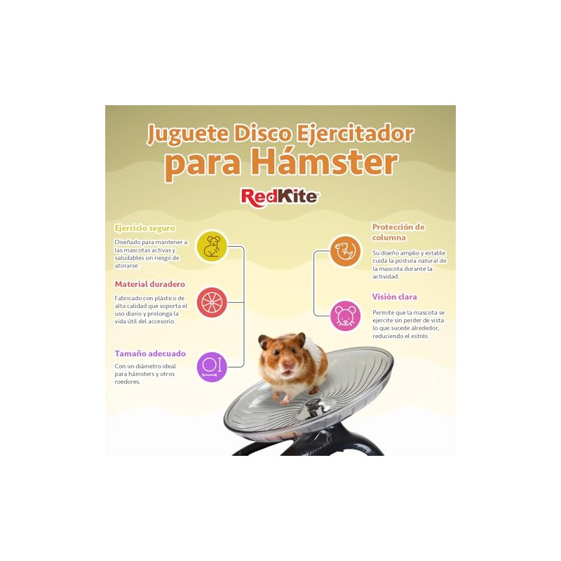 JUGUETE DISCO EJERCITADOR GDE P/HAMSTER