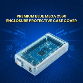 sb components Premium Blue Mega 2560 Case Enclosure for Arduino Mega Protective Case Cover for Mega 2560