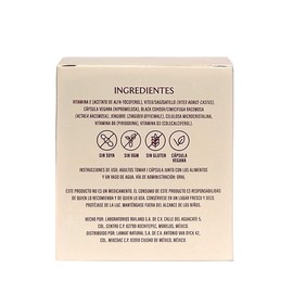 Equilibrium  Suplemento para Mujeres en Menopausia y Perimenopausia  Black Cohosh, Vitex, Vitamina D3, B6, E y Jengibre  30 Cápsulas Veganas          
