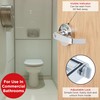Commercial Door Handle Bathroom Door Lock in Chrome | Vacant