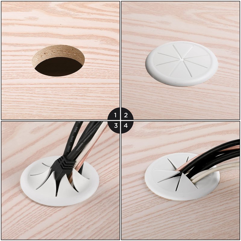 HYCC 2-3/8" - Cubierta para Agujero de Cable, Ojal de