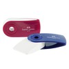 Faber-Castell 182411 Eraser (Blue, Red, 2 Pieces)