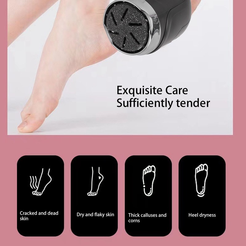 Electric Callus Remover for Feet Washable Automatic Exfoliation Rechargeable Vacuum