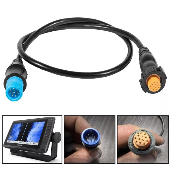 Unbranded 010-12122-10 8-Pin Xdcr to 12-Pin Sounder Adapter XID Fit