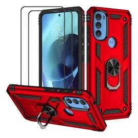 Funda Resistente + 2 Micas Para Motorola Moto G71 5g