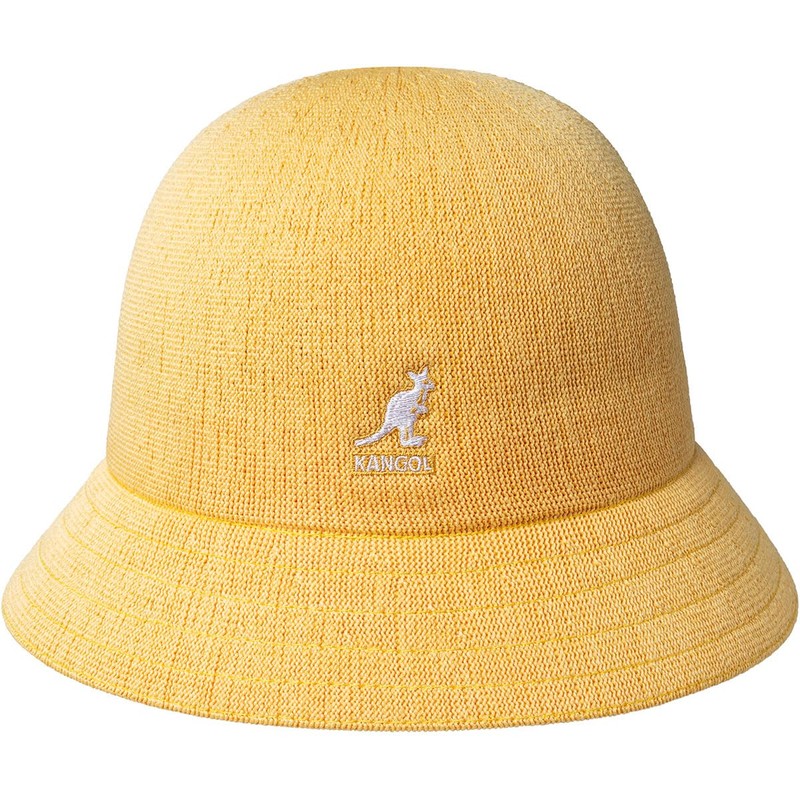 Kangol - Flip It Reversible Fishing Hats, vert-jaune