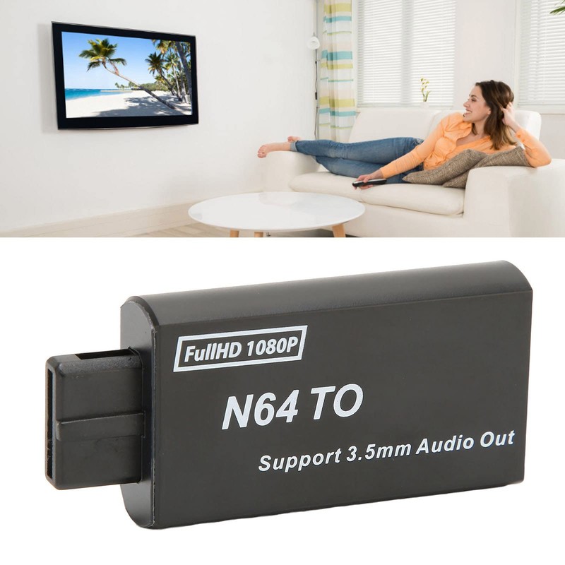 N64 to HDMI Converter Adapter, N64 Retro Video Game Console