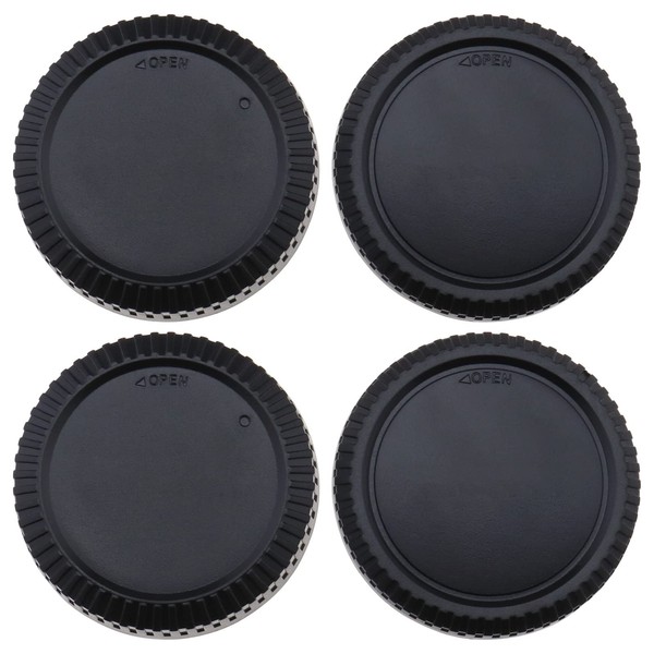 eMagTech 2 Sets Front Body Cap & Rear Lens Cap