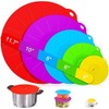 U Chef Juego de 5 Tapas de Silicona, Cubierta para