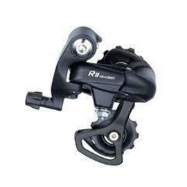 microSHIFT | R8 Rear Derailleur | 8 and 9 Speed | Short Cage | Black