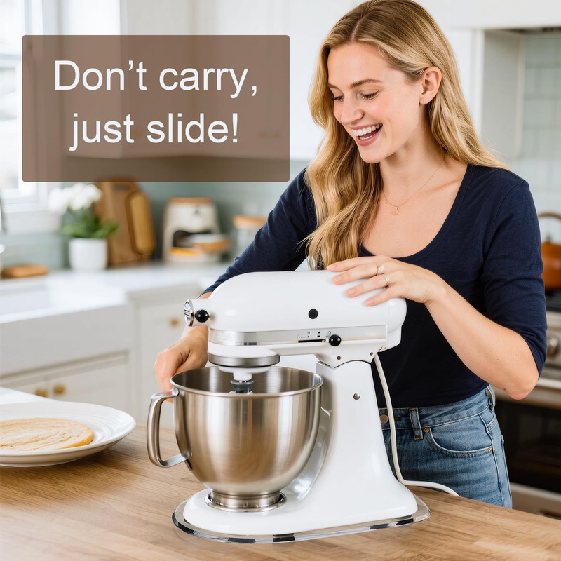 Baemin Thickened Acrylic Mixer Slider (Compatible with KitchenAid Mixer) (Slider