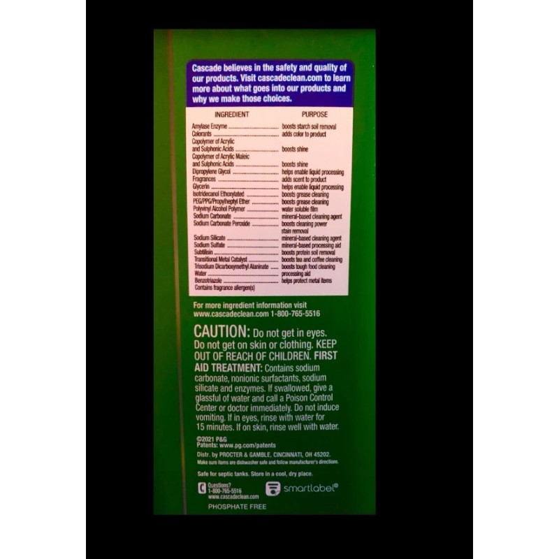 Cascade 90ct CASCADE Complete Dawn Grease Fight DISHWASHER DETERGENT Packs