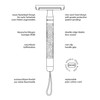 MÜHLE Companion Safety Razor - Unisex Safety Razor with Grey