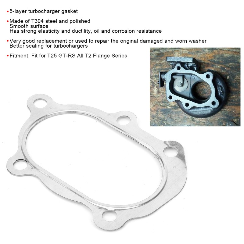 5 Layers Turbocharger Gasket Fitting Replacement for T25 GTRS All