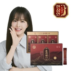 Hansamin 농협홍삼 한삼인 홍기천 6년근 진세노사이드 스틱 10ml 30포 1개 +쇼... Nonghyup Red Ginseng Hansamin Honggicheon 6-Year-Old Ginsenoside Stick 10ml 30 Packs 1 Set + Show...