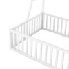 ROCKRAIN Twin Size Floor Bed Frame: Modern Metal Montessori Bed
