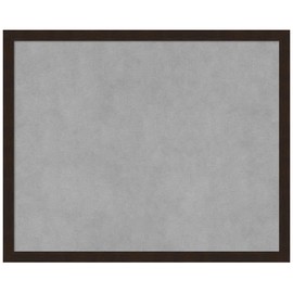 Amanti Art Brown Framed Magnetic Board 17x21 Small Vision Board for use with Magnets, 100% Metal Sheet to Display Items as Office Decor or for Home Organization in mudroom, Kitchen or Kids Room