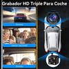 AWCBBT Dashcam Cámara para Auto Coche 2K+1080P 4.0 Pulgadas Pantalla,con