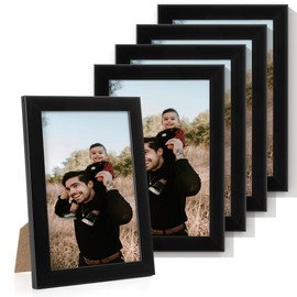 Heimlove 4x6 Picture Frames with Mat to Display 3.5x5 Picture