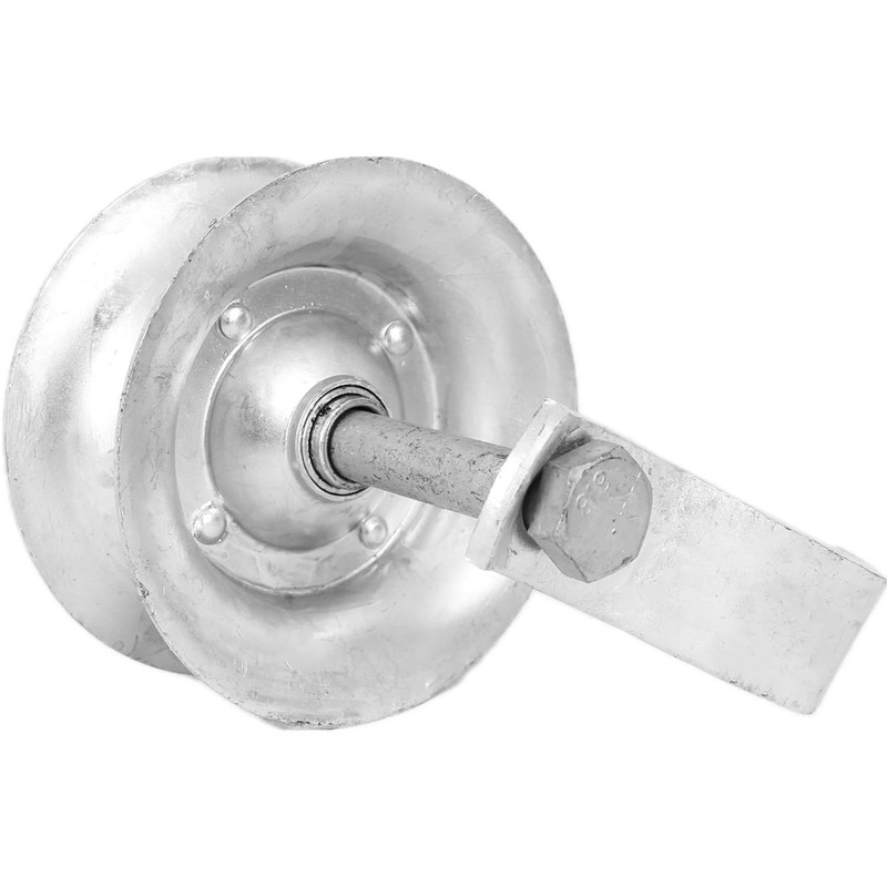 5" Steel Sliding Track Rollers, Galvanized Gate Roller for 1-5/8"