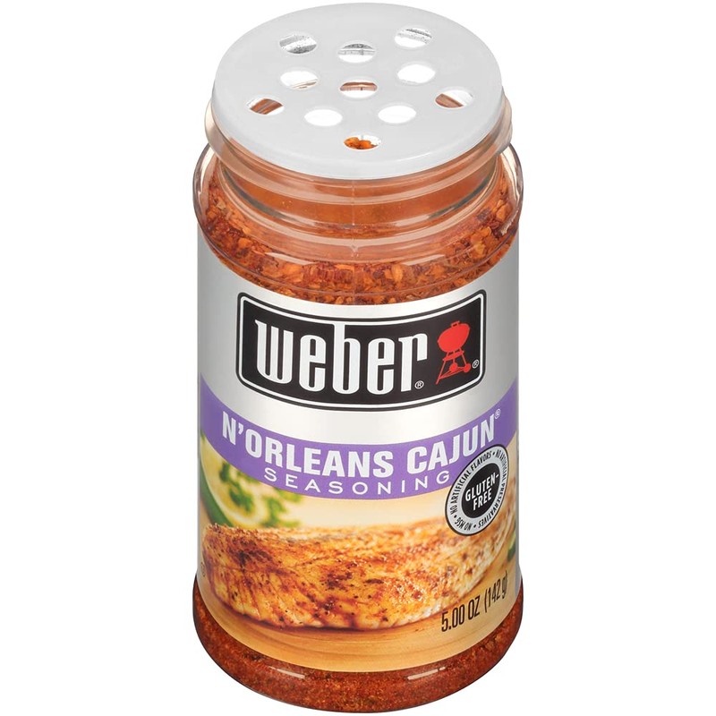 Weber N'Orleans Cajun Seasoning, 5 Ounce Shaker (Pack of 6)