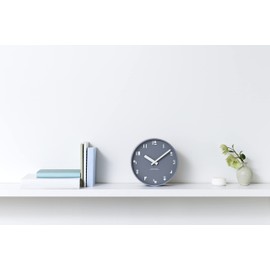 Lemnos Wall Clock Analog Quartz Watch M,S,S. SYO21-04 GY Lemnos Lemnos Diameter 20cm Thickness 4cm